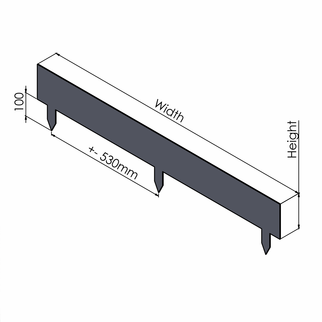 Corten Edging - Standard