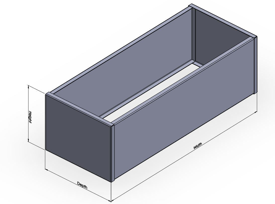 Painted Planter (Rectangle)