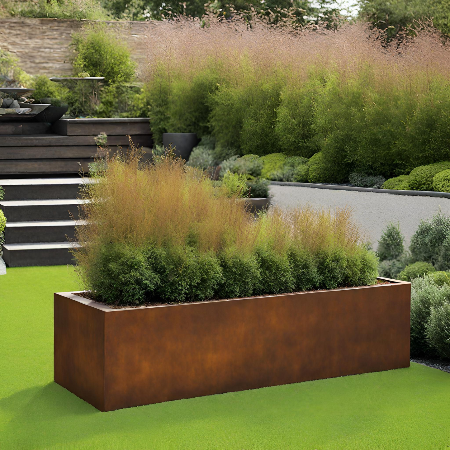 Corten Planter (Rectangle)