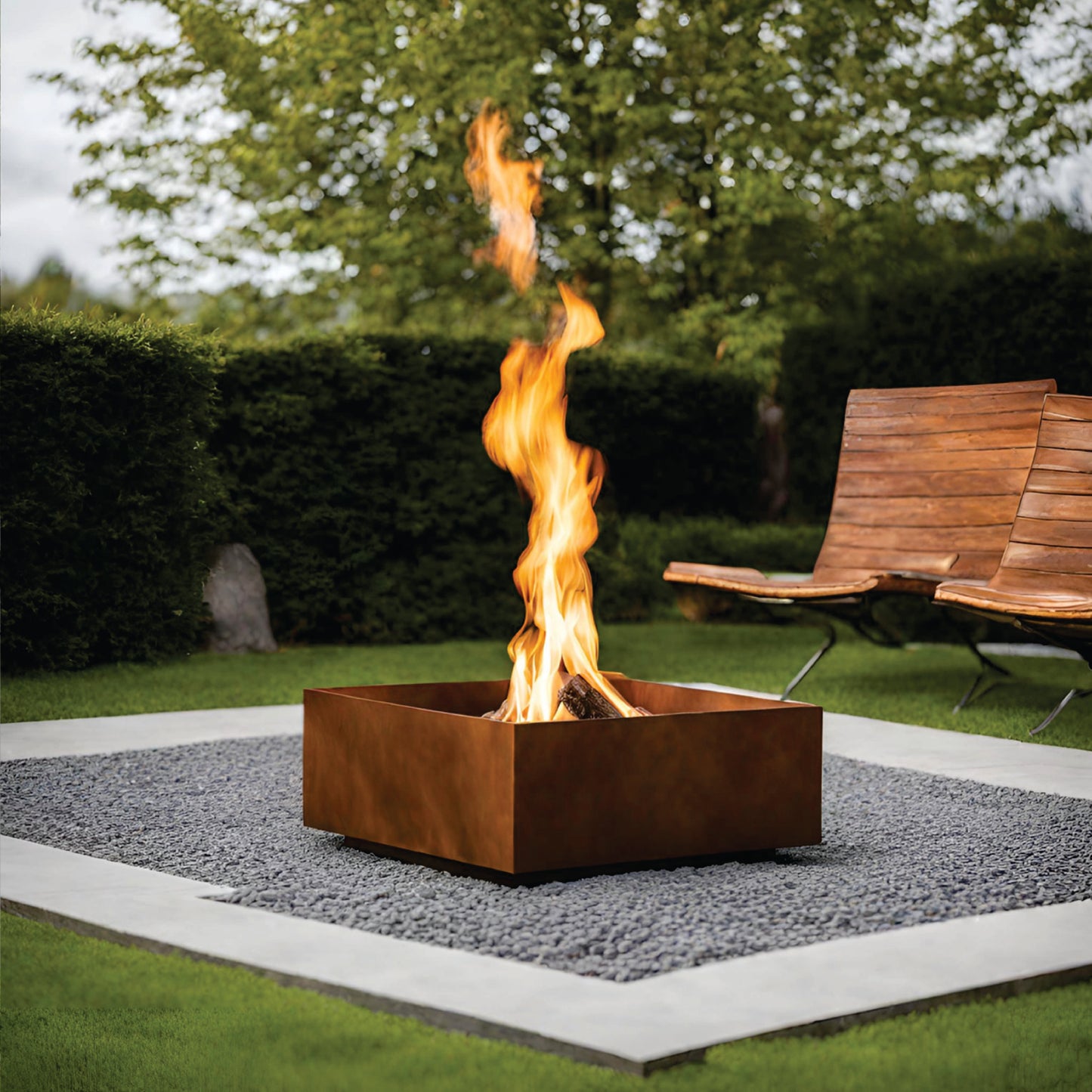 Corten Fire Pit (Rectangle)