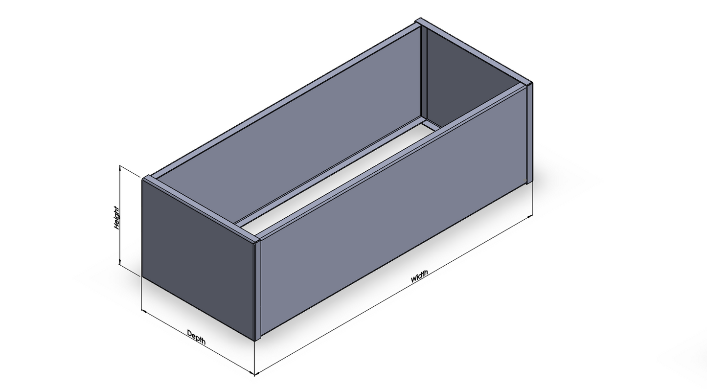 Corten Planter (Rectangle)