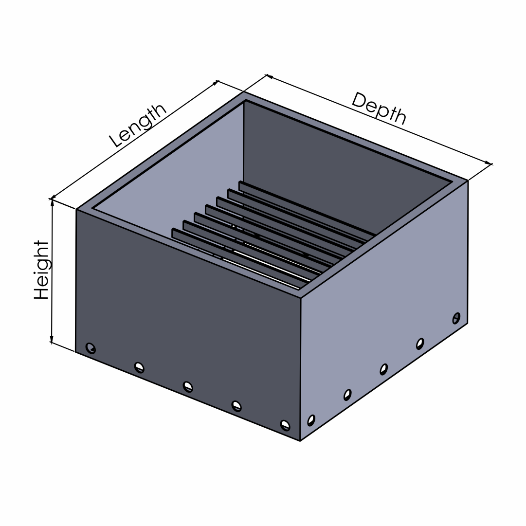 Corten Fire Pit (Rectangle)